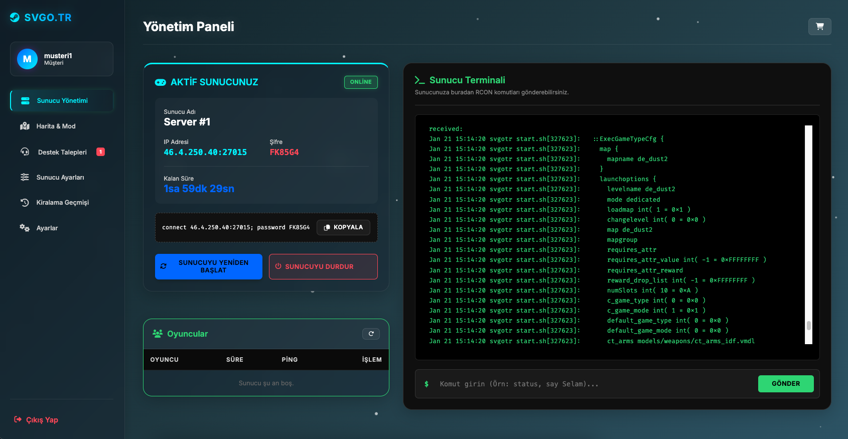 SVGO Panel Görüntüsü